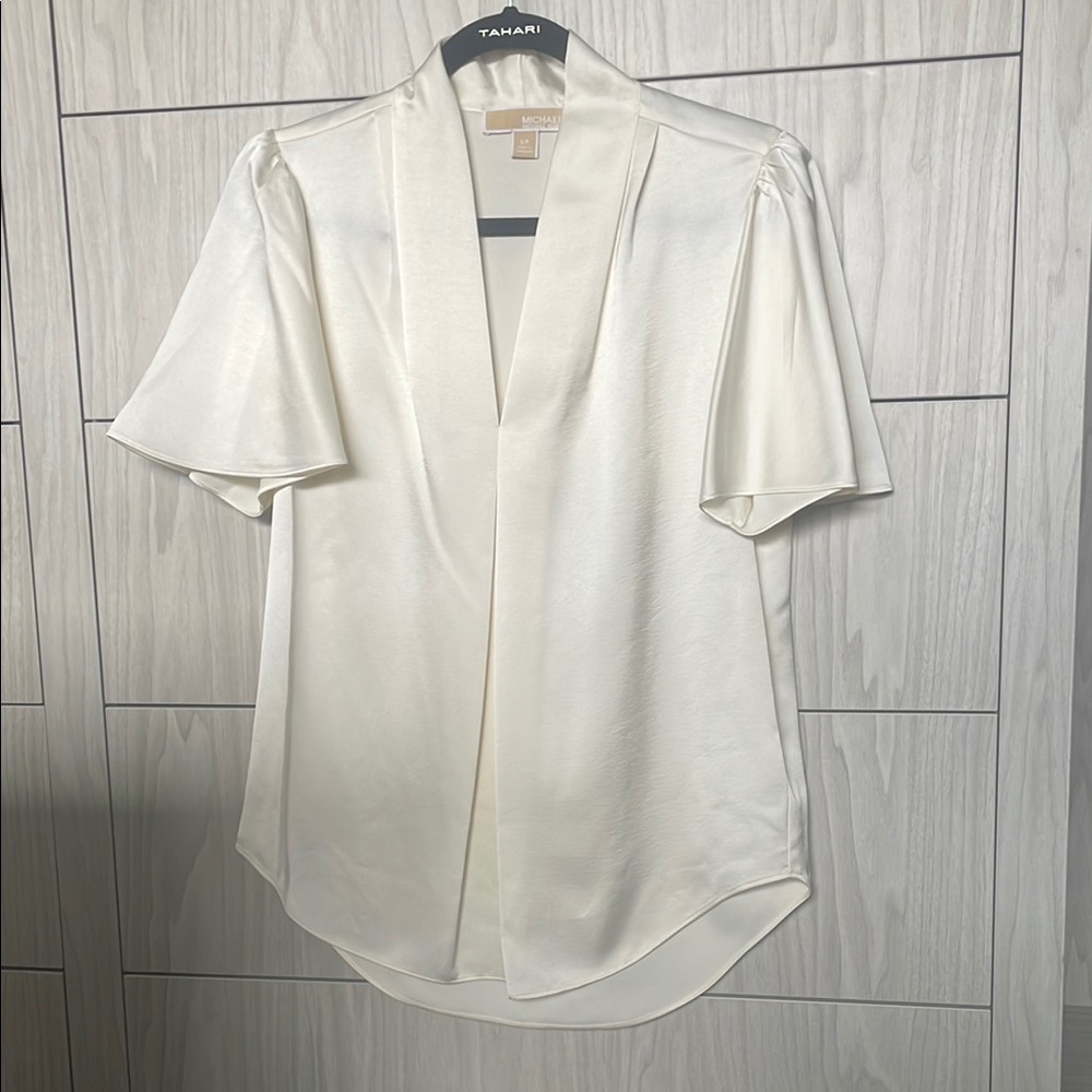 Michael kors Cream Satin Blouse